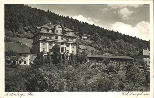 Leutenberg Thueringen Erholungsheim / Leutenberg /Saalfeld-Rudolstadt LKR