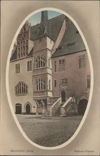 Neustadt Orla Rathaus-Treppe / Neustadt Orla /Saale-Orla-Kreis LKR