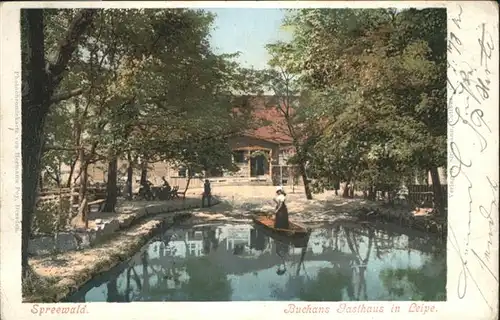 Leipe Buchans Gasthaus / Luebbenau Spreewald /Oberspreewald-Lausitz LKR