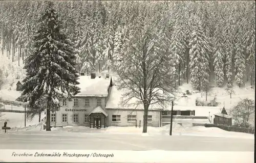 Hirschsprung Ferienheim Ladenmuehle / Altenberg /Saechsische Schweiz-Osterzgebirge LKR