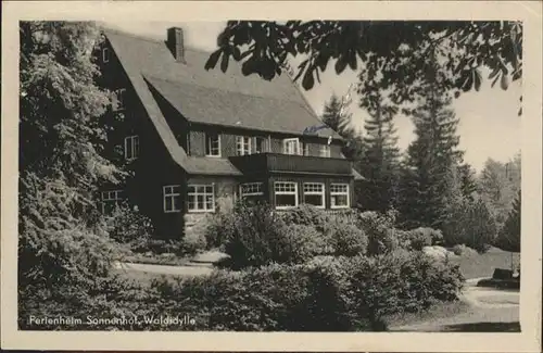 Waldidylle Ferienheim Sonnenhof / Altenberg /Saechsische Schweiz-Osterzgebirge LKR