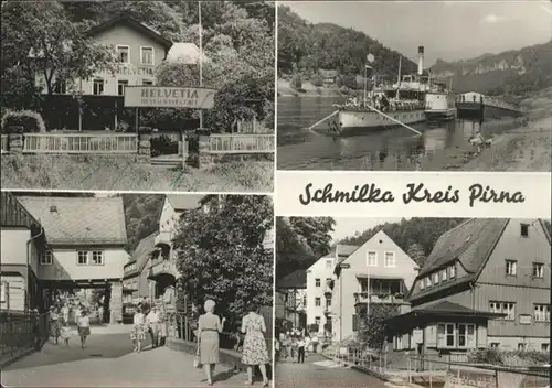 Schmilka Schiff / Bad Schandau /Saechsische Schweiz-Osterzgebirge LKR