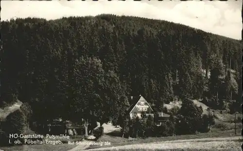 Schmiedeberg  Dippoldiswalde Gaststaette Putzmuehle / Dippoldiswalde /Saechsische Schweiz-Osterzgebirge LKR