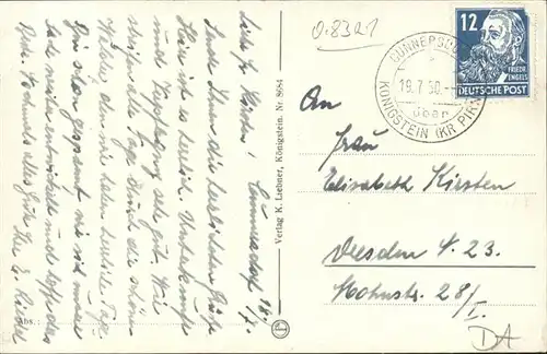 Cunnersdorf Pirna  / Pirna /Saechsische Schweiz-Osterzgebirge LKR
