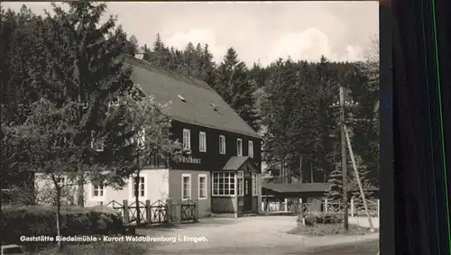 Waldbaerenburg Gaststaette Riedelmuehle / Altenberg /Saechsische Schweiz-Osterzgebirge LKR