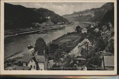 Schmilka Hirschmuehle  / Bad Schandau /Saechsische Schweiz-Osterzgebirge LKR