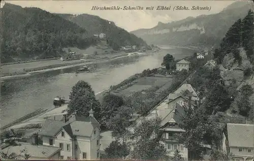 Schmilka Hirschmuehle  / Bad Schandau /Saechsische Schweiz-Osterzgebirge LKR