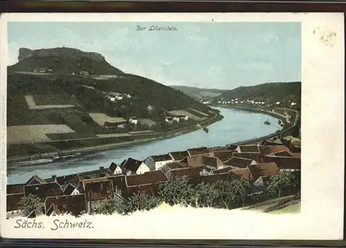 Lilienstein  / Bad Schandau /Saechsische Schweiz-Osterzgebirge LKR