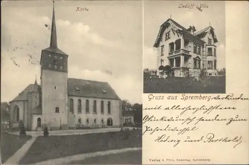 Neusalza-Spremberg Kirche Liedloff Villa x