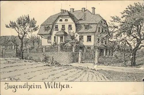 Wilthen Jugendheim Kuenstler M. Toegel x