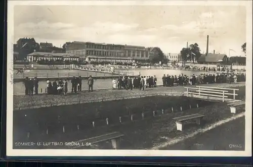 Gruena Sachsen Gruena Chemnitz Sommerbad Luftbad x / Chemnitz /Chemnitz Stadtkreis