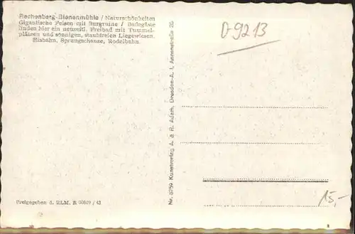 Rechenberg-Bienenmuehle  *