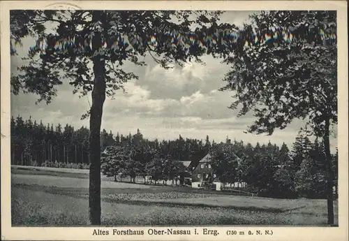 Nassau Erzgebirge Altes Forsthaus Ober Nassau x