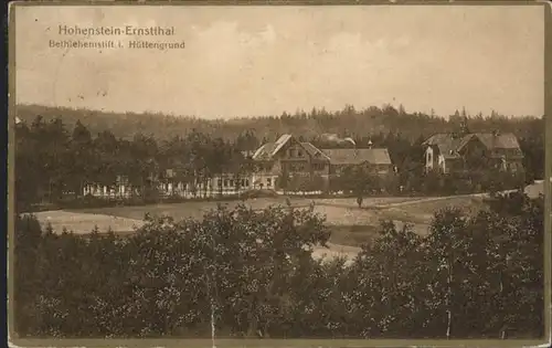 Hohenstein-Ernstthal Bethlehemstift Huettengrund x