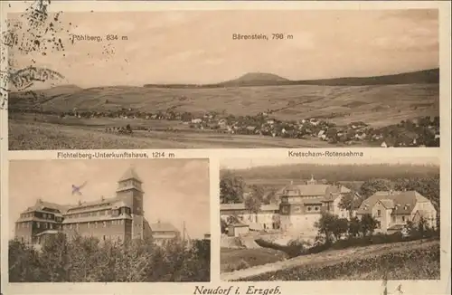 Neudorf Erzgebirge Fichtelberg Unterkunftshaus Kretscham Rotensehma Poehlberg Baerenstein x