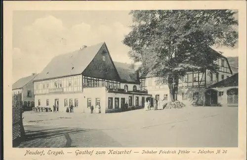 Neudorf Erzgebirge Neudorf Erzgebirge Gasthof zum Kaiserhof * / Oberwiesenthal /Erzgebirgskreis LKR