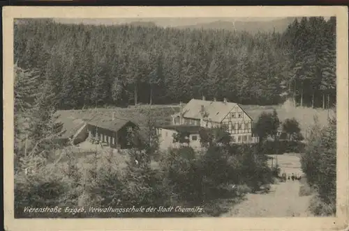 Neudorf Erzgebirge Vierenstrasse Verwaltungsschule Chemnitz x