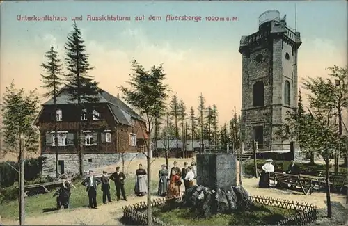 Wildenthal Eibenstock Unterkunftshaus Aussichtsturm Auersberg x