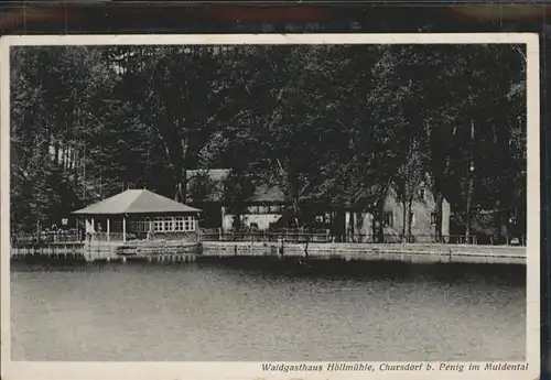 Chursdorf Penig Wald Gasthaus Hoellmuehle x