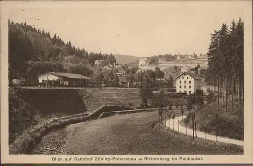 Pobershau Pobershau Bahnhof Rittersberg  x / Pobershau /Erzgebirgskreis LKR