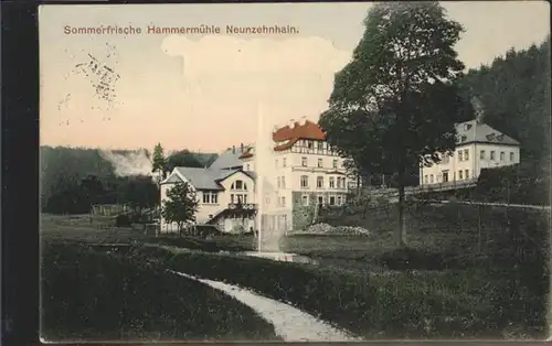 Neunzehnhain Hammermuehle / Lengefeld Erzgebirge /Erzgebirgskreis LKR