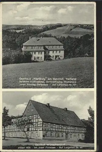 Reifland Reifland Gasthaus Wartburg Gasthof Wuenschendorf * / Lengefeld Erzgebirge /Erzgebirgskreis LKR
