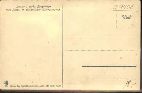 Lauter Schwarzenberg Erzgebirge Lauter Sachsen Erzgebirge * / Lauter Sachsen /Erzgebirgskreis LKR