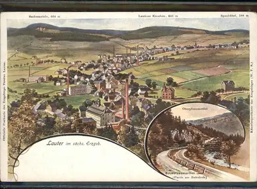 Lauter Schwarzenberg Erzgebirge Lauter Sachsen Oberpfannenstiel Schwarzwasserthal Erzgebirge Kuenstler Falk * / Lauter Sachsen /Erzgebirgskreis LKR