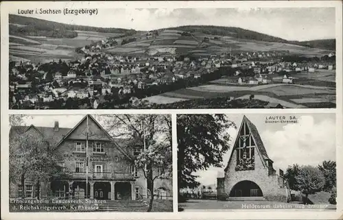 Lauter Schwarzenberg Erzgebirge Lauter Sachsen Erholungsheim Heldenturm Erzgebirge x / Lauter Sachsen /Erzgebirgskreis LKR