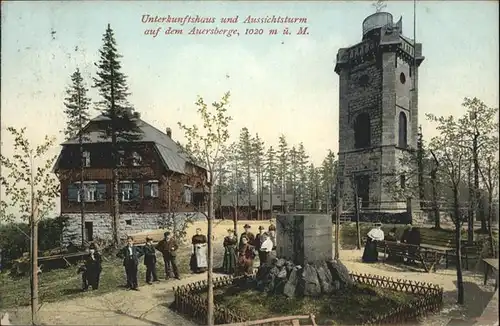 Wildenthal Eibenstock [Stempelabschlag] Unterkunftshaus Turm Auersberg x