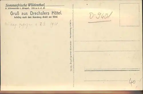 Wildenthal Eibenstock Hotel Drechsler Villa Fischer Erzgebirge *