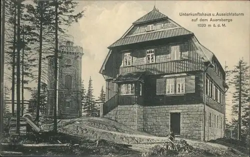 Wildenthal Eibenstock Unterkunfshaus Turm Auersberg *