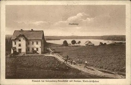 Neustaedtel Sachsen Schneeberg Filzteich Restaurant Waldschloesschen *