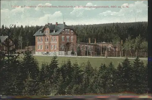 Steinbach Johanngeorgenstadt Steinbach Johanngeorgenstadt Hotel Pension Waldfrieden  * / Johanngeorgenstadt /Erzgebirgskreis LKR