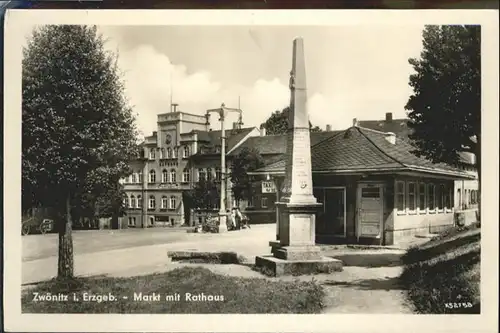 Zwoenitz Markt Rathaus  *