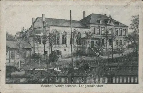 Langenreinsdorf Langenreinsdorf Gasthof Weidmannsruh * / Crimmitschau /Zwickau LKR