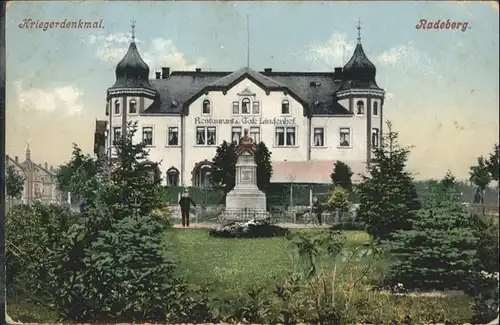 Radeberg Sachsen Restaurant Cafe Lindenhof Kriegerdenkmal x