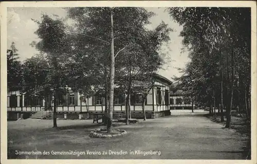 Klingenberg Sachsen Sommerheim Gemeinnuetziger Verein zu Dresden x