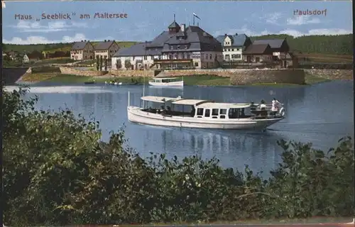 Paulsdorf Dippoldiswalde Haus Seeblick Schiff *