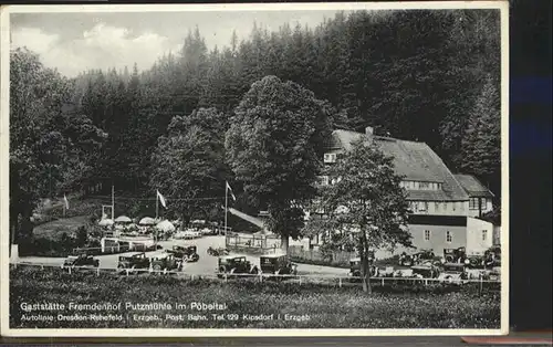 Rehefeld-Zaunhaus Gaststaette Fremdenhof Putzmuehle Poebeltal x