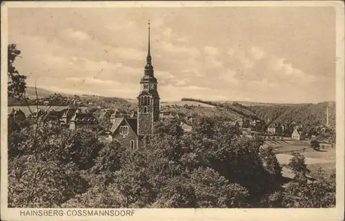 Hainsberg Sachsen Cossmannsdorf x