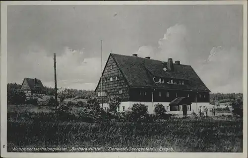 Zinnwald-Georgenfeld Wehrmachtserholungsheim Barbara-Huette *