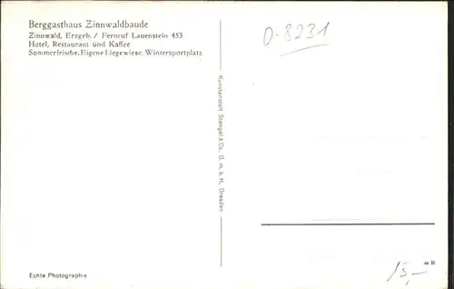 Zinnwald-Georgenfeld  *