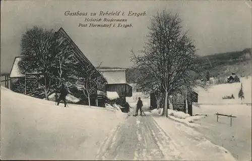 Rehefeld-Zaunhaus Rehefeld-Zaunhaus Gasthaus zu Rehefeld * / Altenberg /Saechsische Schweiz-Osterzgebirge LKR