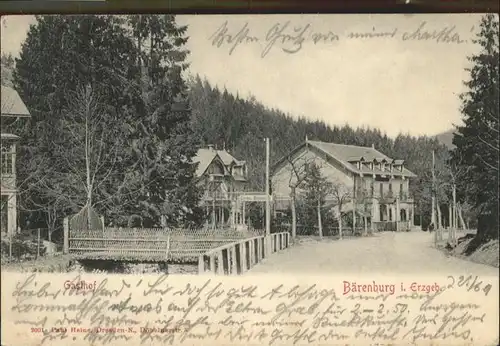 Baerenburg Sachsen Baerenburg Erzgebirge Gasthof x / Altenberg /Saechsische Schweiz-Osterzgebirge LKR