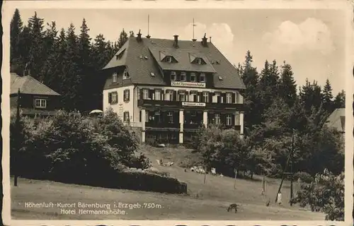 Baerenburg Sachsen Baerenburg Erzgebirge Hotel Hermannshoehe * / Altenberg /Saechsische Schweiz-Osterzgebirge LKR