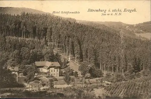 Baerenburg Sachsen Baerenburg Erzgebirge Hotel Schaefermuehle x / Altenberg /Saechsische Schweiz-Osterzgebirge LKR