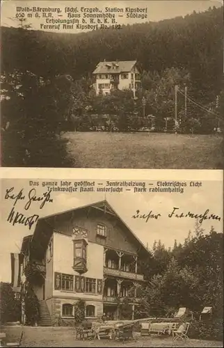 Waldbaerenburg Erzgebirge Kipsdorf Haus Sonnenhoehe *