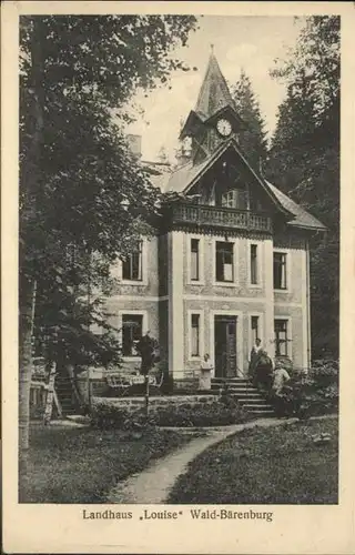 Waldbaerenburg Waldbaerenburg Landhaus Louise * / Altenberg /Saechsische Schweiz-Osterzgebirge LKR