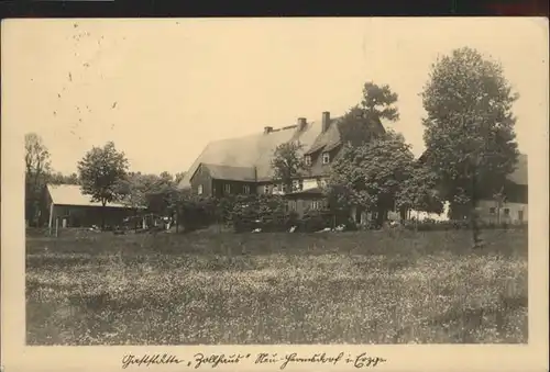 Neuhermsdorf Erzgebirge Gaststaette Zollhaus x